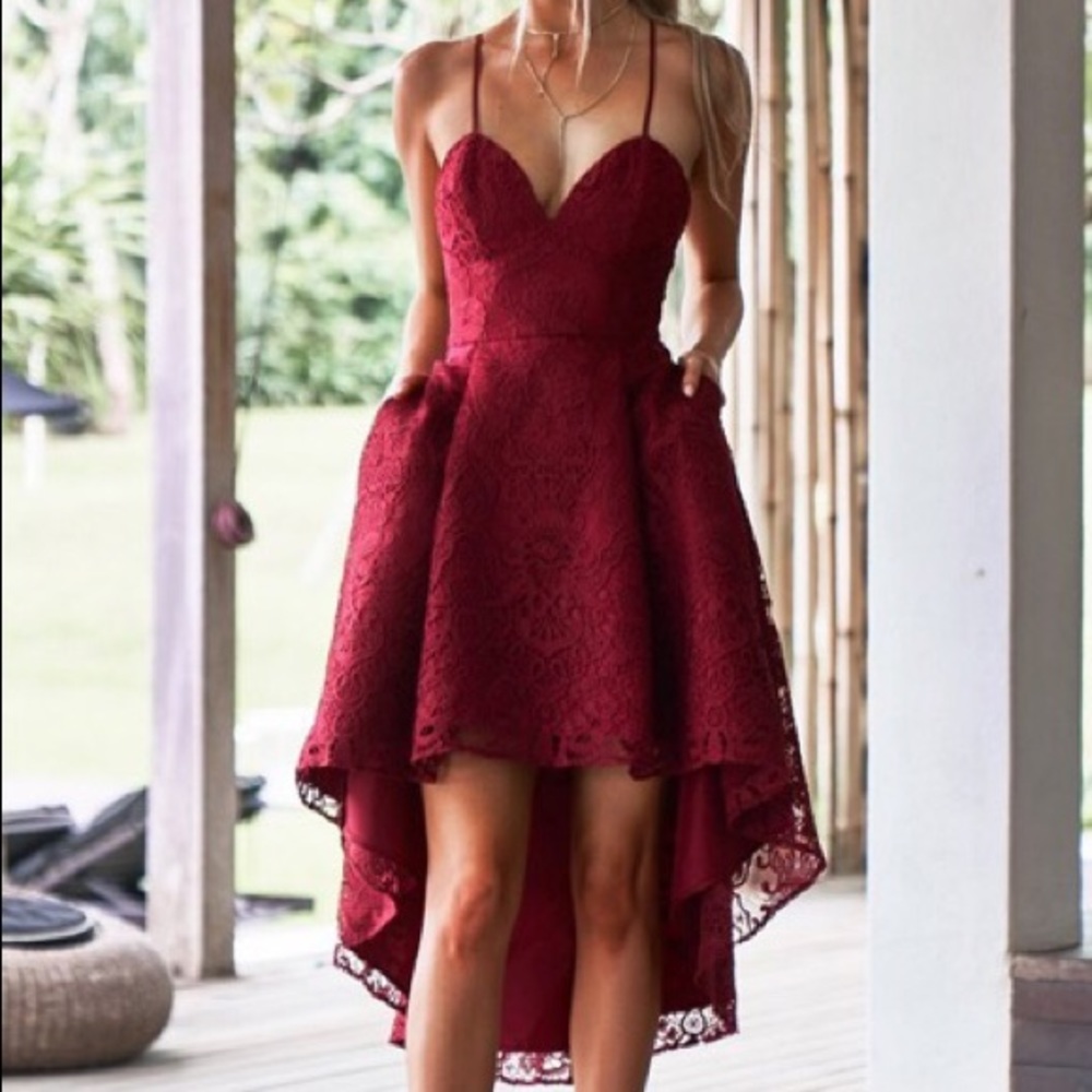 Women’s high low dress with pockets Small